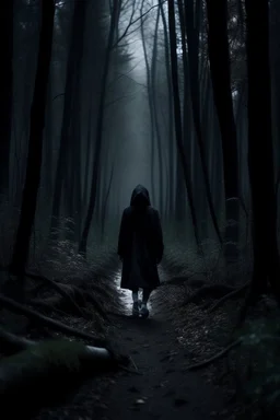 lost in the forest during the night scary