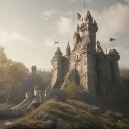 Castle, octane render, intricate details, ultra realistic style, 8k resolution