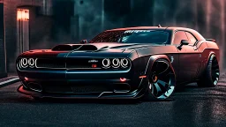 dodge challenger SRT Hellcat made by bentley, super detailed, 4K, Wallpaper