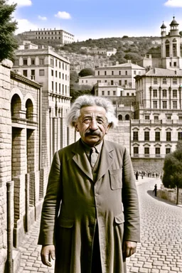 albert einstein in Jerusalem