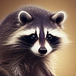 raccoon with a fedora