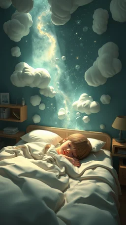 Sleeping and dreaming in an 3D