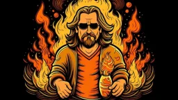 The big lebowski cartoon firestarter