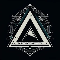 Triangle design, for a t-shirt design