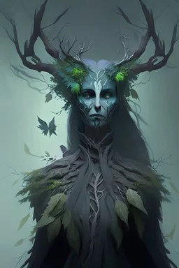faceless widow nature druid driada no face