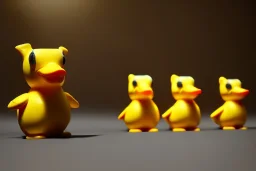 a factory that produces rubber ducks