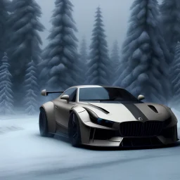 Hyper cars, with brown hair and with cute face, north pole snowy vibe , perfect composition, hyperrealistic, super detailed, 8k, high quality, trending art, trending on artstation, sharp focus, studio photo, intricate details, highly detailed, by greg rutkowski