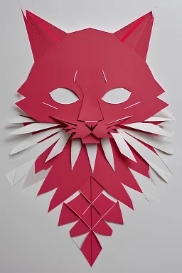 cat, Kirigami, papper cut artwork