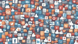 "A distinctive background image with professional colors representing excellence in social media marketing and innovation in the business world."