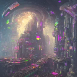 Cyberpunk LSD dream