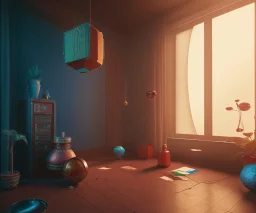 real estate, kente, interior, cinema 4d, octane render, high detail