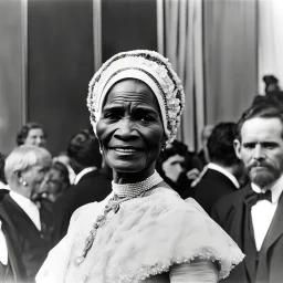 Sojourner Truth on the red carpet at the Academy Awards