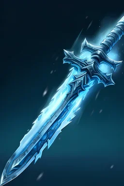 A powerful ice sword