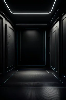 A Dark Room, 8K resolution, high quality, ultra graphics, and detailed with lines.