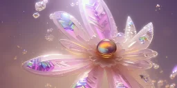 crystal subtle flower in a galactic ambiance beautiful fairy, transparent, delicate colors, in the foreground, full of details, smooth，soft light atmosphere, light effect，vaporwave colorful, concept art, smooth, extremely sharp detail, finely tuned detail, ultra high definition, 8 k, unreal engine 5, ultra sharp focus