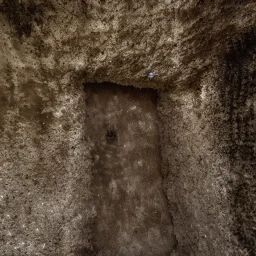 caverna desde fuera de textura húmeda espumosa y orgánica