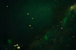 beautiful dark green background with gold flakes high resolution