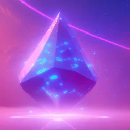 a crystalised blue pink spaceship, gold, diamonds, lightbeams, cosmic background, atmospheric, realistic, unreal engine, 8k. Cinematic lighting, octane render.