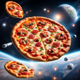 If you are transporting a pizza through outer space, what is the most effective way to keep the pizza hot enough?