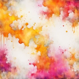 Hyper Realistic White, Orange, Yellow, Golden & Pink Multicolored Grungy-Textured-Background