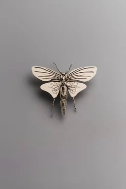 Anisoptera böceği minimal broş takı tasarım