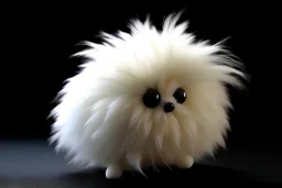 cinematic mr fluffy fluf soft abstract sculpture