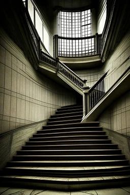 court entrence building stairs leading