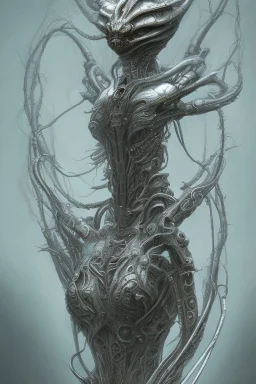 Biomorphic Biomechanical Alien Queen by Giger
