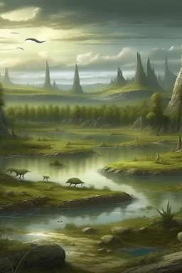 silurian period landscapes