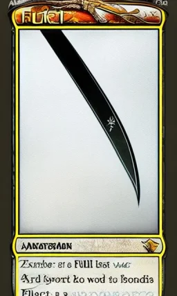 full art sword