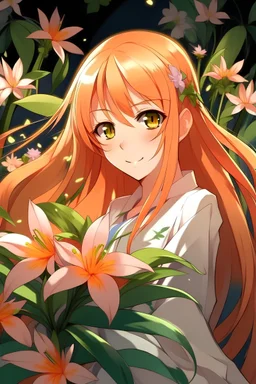 anime Lily flowers