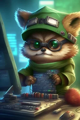 Teemo (from LOL) as an IT professional