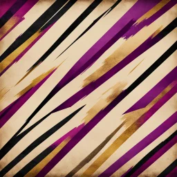 Hyper Realistic diagonal-grungy-multicolor-lines-intersecting (maroon + golden + purple + black) on vintage-grungy-paper