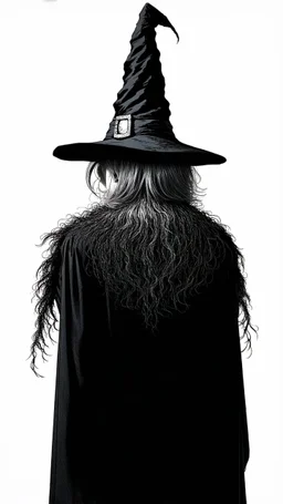 An old witch with a hairy back