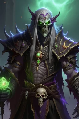 male undead warlock wow warcraft world affliction corruption soul chaos succubus destruction demonology