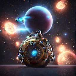 3D A ring containing galaxies, steampunk, unreal 5, octane render, cinema4d, dynamic lighting, dramatic lighting, 4k, redshift render, highly detailed, hyper realistic,center camera