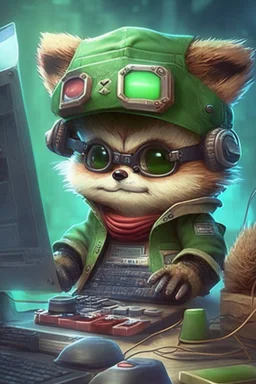 Teemo (from LOL) as an IT professional