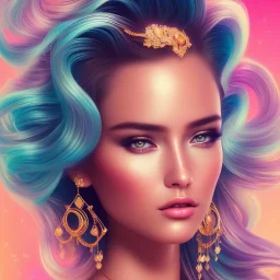 sexy, beautiful, young woman, detailed gorgeous face, vaporwave aesthetic, synthwave, colorful, psychedelic, artstation, concept art, smooth, extremely sharp detail, finely tuned detail, ultra high definition, 8 k, unreal engine 5, ultra sharp focus, illustration, art by artgerm mary dimova, jim lee, greg rutkowski and alphonse mucha