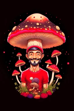 mushroom magic person