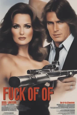 Movie poster - text "Fuck Off" - Lynda Carter and Fabio Lanzoni, Don't Trust Anybody