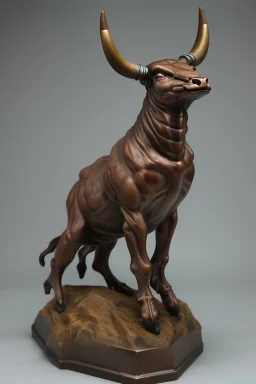 Alien Bronze-hoofed bulls,