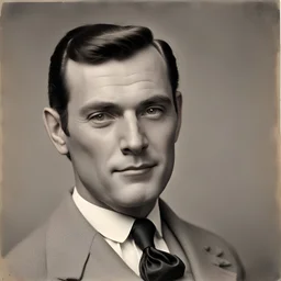 gentleman's portrait ,well shaved,,60's dressed