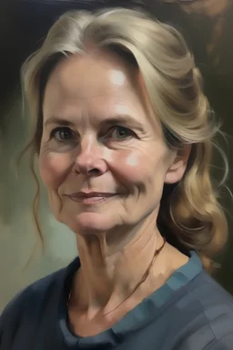 oil painting of pernille vermund