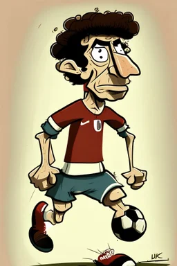 Pierre Condé Footballer cartoon 2d