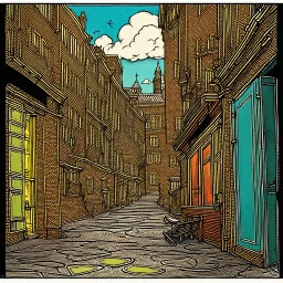 franco-belgian color comic about only struggling with a space to deflower, street art, bande dessinée, franco-belgian comic panel, masterpiece, breathtaking composition, intricate, detailed, best quality, natural beauty
