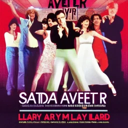 Saturday Night Fever Dream movie poster featuring Larry David