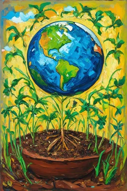Planting seeds for a new earth; Expressionism; Dada