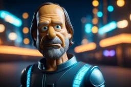 viggo mortensen as homer simpson in the style of tron movies , bokeh like f/0.8, tilt-shift lens 8k, high detail, smooth render, down-light, unreal engine, prize winning