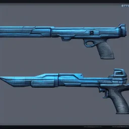 New weapon, concept art, blueprint, hyper realistic, photography, rays, amazing lighting