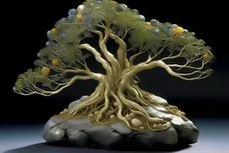 [roots | plants | trees] made of [crystal::stone]